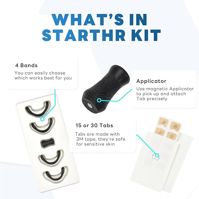 Nasal strip kit to improve breathing