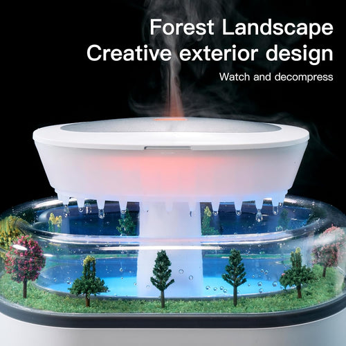 Essential oil humidifier with relaxing sounds