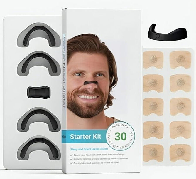 Nasal strip kit to improve breathing